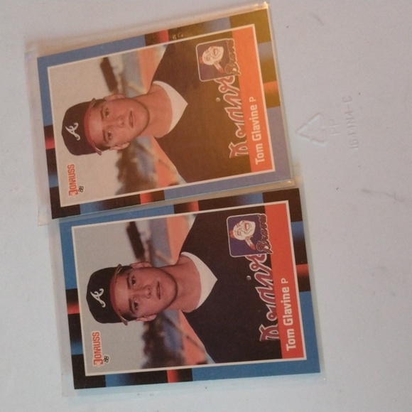 Tom Glavine Rookie BB Cards - Picture 1 of 2